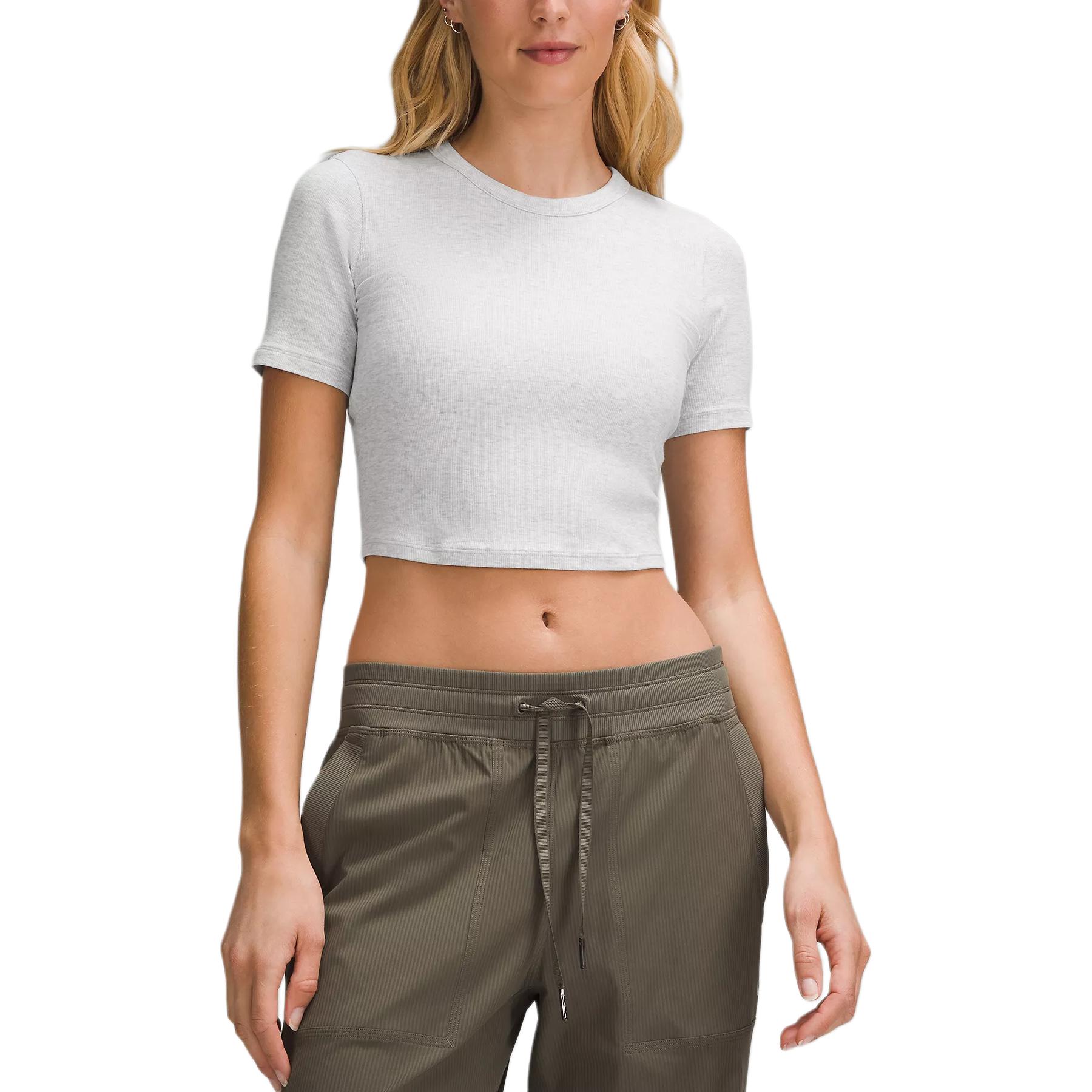 Облегающий кроп-топ Женский Светло-серый Lululemon
Облегающий кроп-топ Женский Светло-серый Lululemon