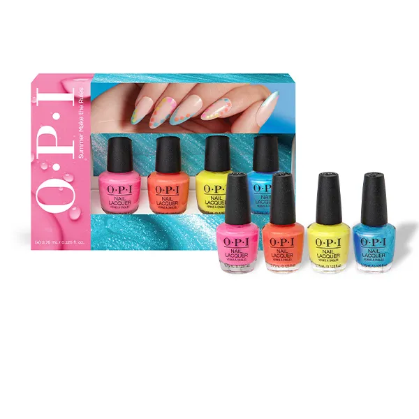 4 мини-лака для ногтей летней коллекции Mini Pack Summer Make The Rules - 4Nl Opi
4 мини-лака для ногтей летней коллекции Mini Pack Summer Make The Rules - 4Nl Opi