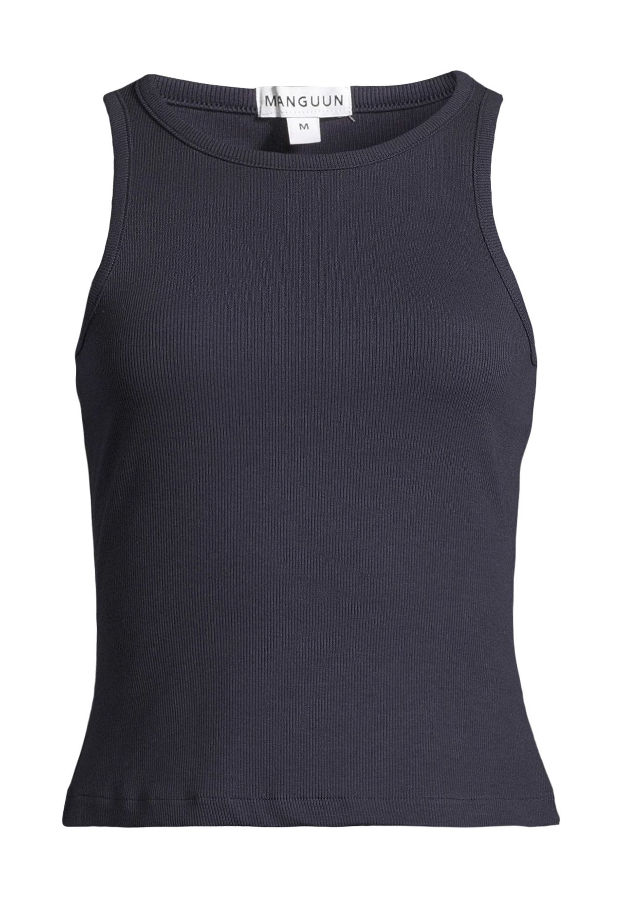Топ, круглый вырез, ребристая структура, женский MANGUUN, темно-синий
Топ, круглый вырез, ребристая структура, женский MANGUUN, темно-синий