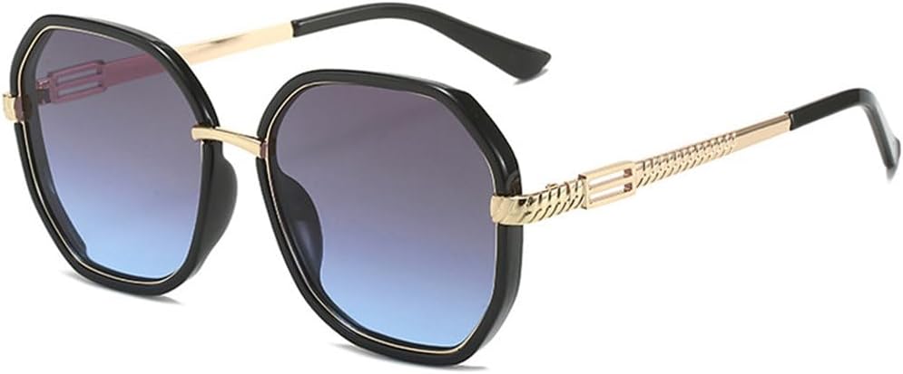 Женские солнцезащитные очки в крупной металлической оправе для активного отдыха, путешествий и вечеринок, мужские очки для вождения с защитой от УФ-излучения UV400 MTZJH, Gray Blue
Женские солнцезащитные очки в крупной металлической оправе для активного отдыха, путешествий и вечеринок, мужские очки для вождения с защитой от УФ-излучения UV400 MTZJH, Gray Blue