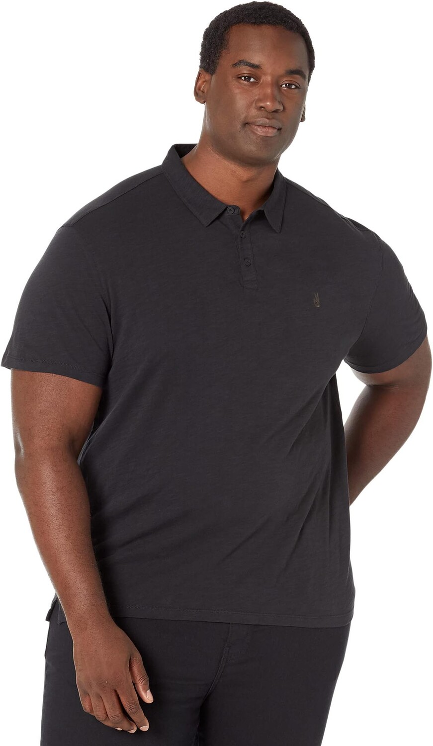 Рубашка-поло Victor Short Sleeve Slub Cotton Polo w/ Peace Sign Embroidery K5787Y2 John Varvatos, черный
Рубашка-поло Victor Short Sleeve Slub Cotton Polo w/ Peace Sign Embroidery K5787Y2 John Varvatos, черный