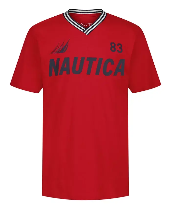 Футболка с V-образным вырезом и логотипом, с короткими рукавами для мальчиков старшего возраста Nautica, красный
Футболка с V-образным вырезом и логотипом, с короткими рукавами для мальчиков старшего возраста Nautica, красный