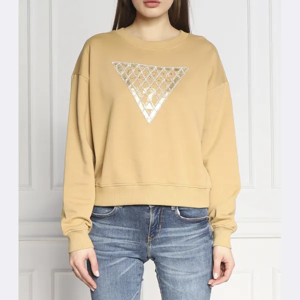 Толстовка свободного кроя Guess, бежевый
Толстовка свободного кроя Guess, бежевый