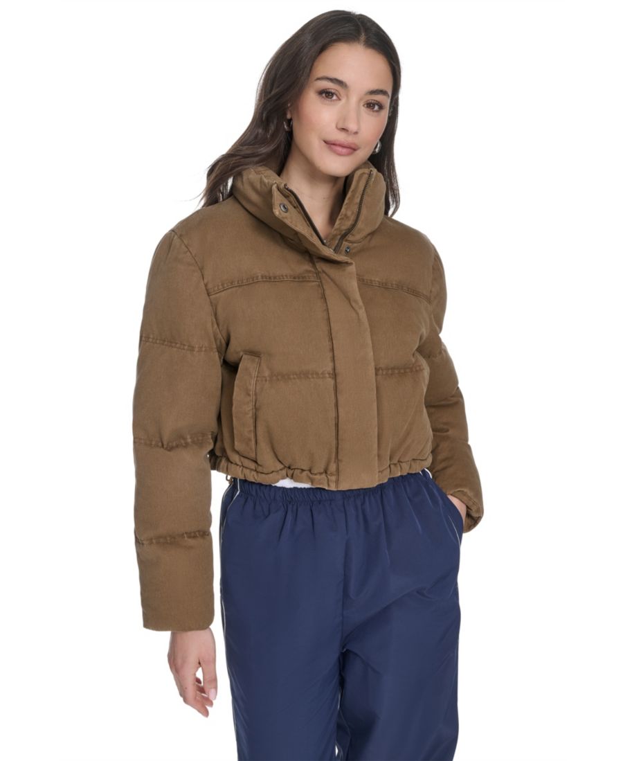 Женская укороченная хлопковая пуховая куртка стандартного размера Levi's, Brown
Женская укороченная хлопковая пуховая куртка стандартного размера Levi's, Brown