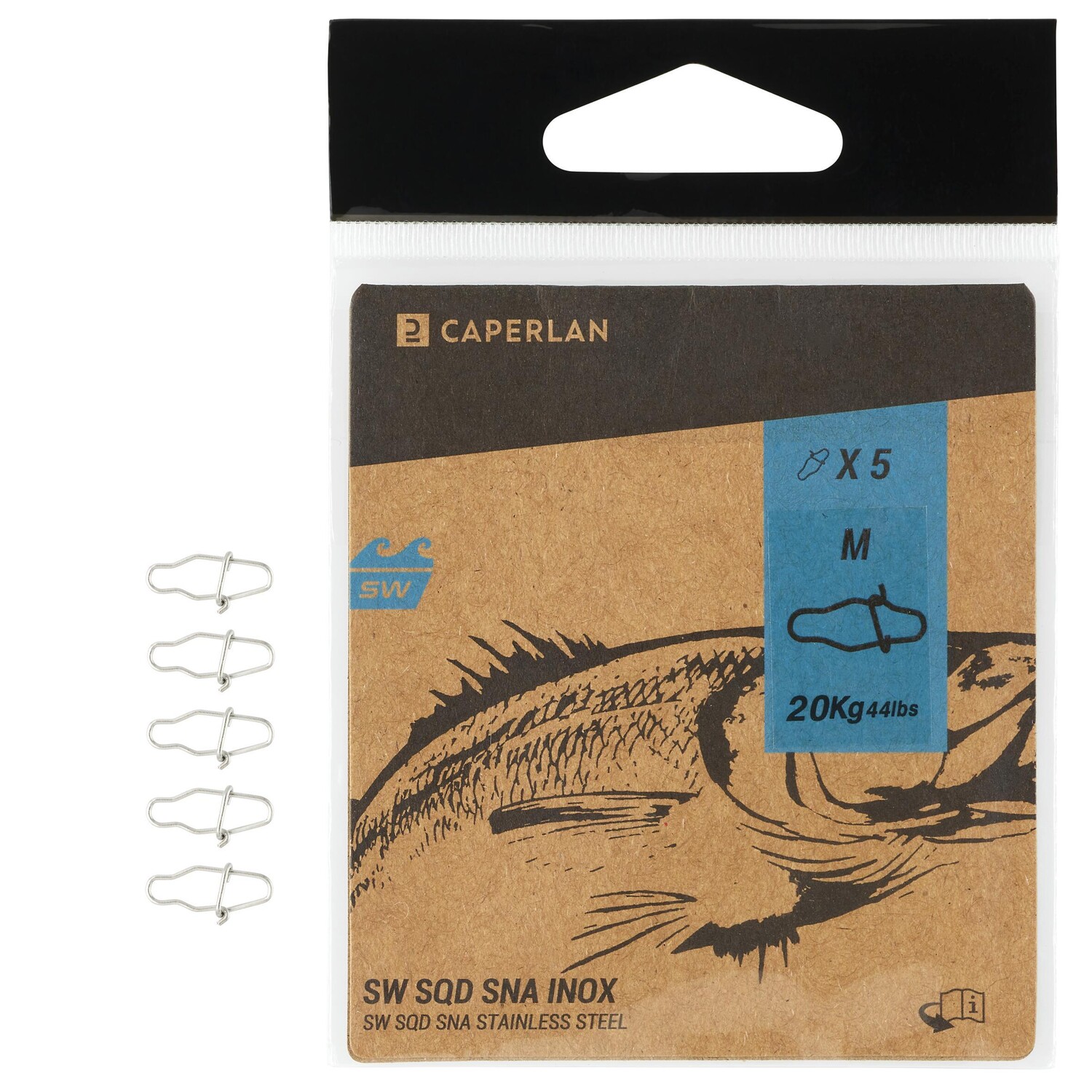 Рыболовный крючок SQUID SNAP M Ловля кальмаров CAPERLAN
Рыболовный крючок SQUID SNAP M Ловля кальмаров CAPERLAN