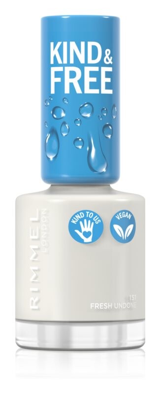 Лак для ногтей Rimmel Kind & Free, оттенок 151 Fresh Undone 8 мл
Лак для ногтей Rimmel Kind & Free, оттенок 151 Fresh Undone 8 мл