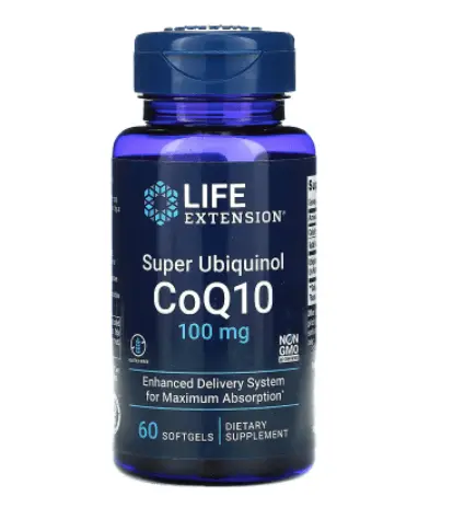 CoQ10 Super Ubiquinol с улучшенной поддержкой митохондрий 100 мг 60 капсул Life Extension
CoQ10 Super Ubiquinol с улучшенной поддержкой митохондрий 100 мг 60 капсул Life Extension