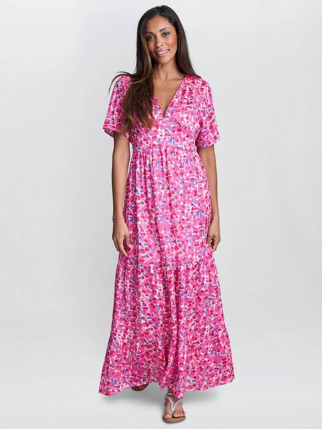 Платье макси Deeann с цветочным принтом Gina Bacconi, Fuchsia
Платье макси Deeann с цветочным принтом Gina Bacconi, Fuchsia