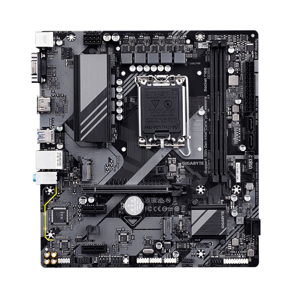 Материнская плата Gigabyte B760M D2H, LGA1700, DDR5
Материнская плата Gigabyte B760M D2H, LGA1700, DDR5