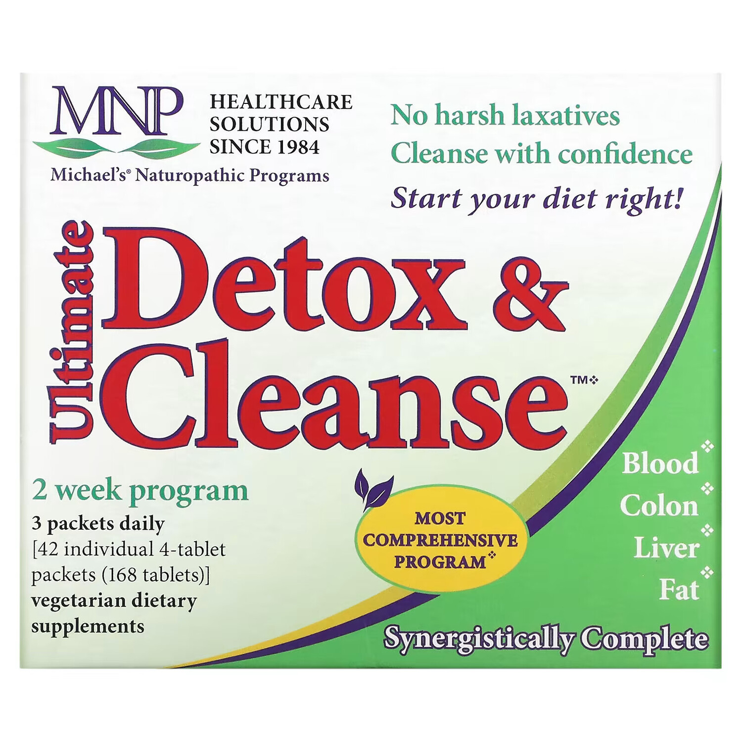 Michael's Naturopathic, Ultimate Detox & Cleanse, детокс и очищение, 42 пакетика
Michael's Naturopathic, Ultimate Detox & Cleanse, детокс и очищение, 42 пакетика