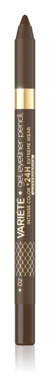 Водостойкая гелевая подводка для глаз Eveline Cosmetics Variété, оттенок 02 Brown 1 szt.
Водостойкая гелевая подводка для глаз Eveline Cosmetics Variété, оттенок 02 Brown 1 szt.
