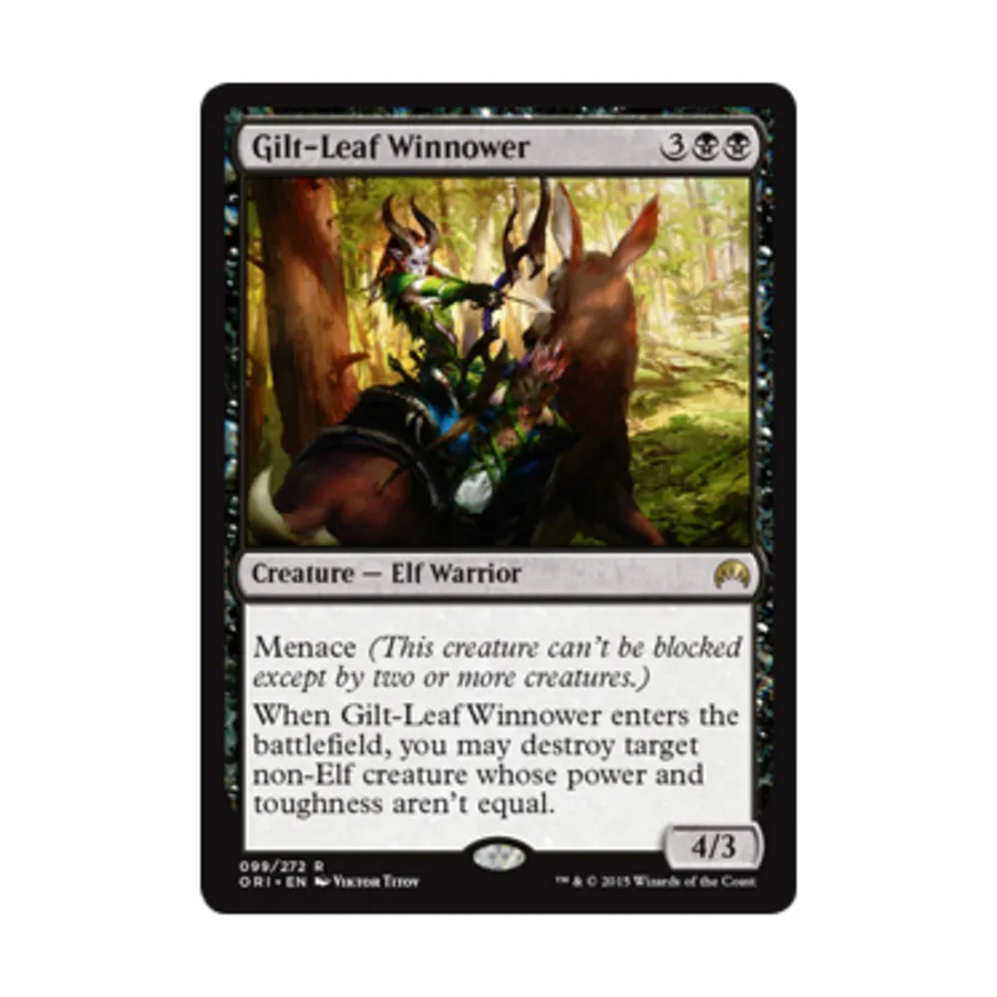 CCG Веялка с позолоченными листьями ( клавиша R), MTG - Magic Origins
CCG Веялка с позолоченными листьями ( клавиша R), MTG - Magic Origins