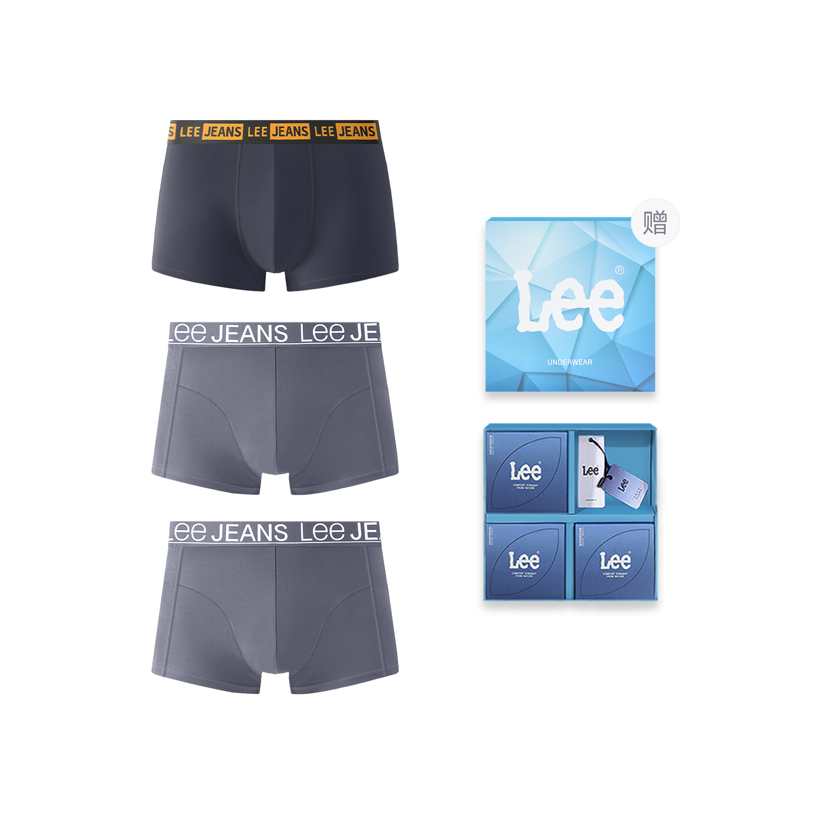 Edge Color 3.0 трусы подарочная коробка мужские 3 шт Lee, серый
Edge Color 3.0 трусы подарочная коробка мужские 3 шт Lee, серый