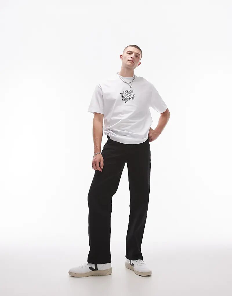 Прямые джинсы черного цвета Topman
Прямые джинсы черного цвета Topman