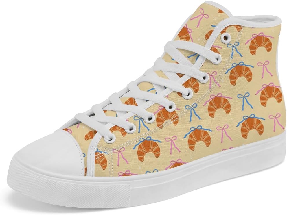 Кроссовки Chebing Croissants на высокой подошве из холщовой ткани, с отделкой под хлеб, высокие кеды на шнуровке, повседневная обувь для мужчин и женщин, желтый
Кроссовки Chebing Croissants на высокой подошве из холщовой ткани, с отделкой под хлеб, высокие кеды на шнуровке, повседневная обувь для мужчин и женщин, желтый