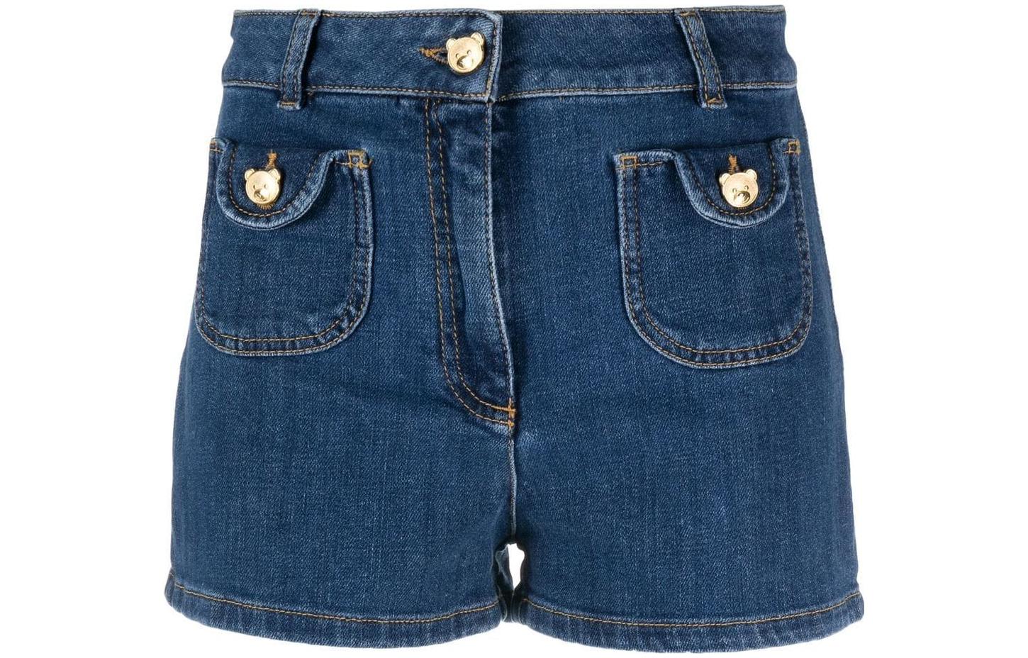 Медвежьи пуговицы Джинсовые шорты MOSCHINO, Синий
Медвежьи пуговицы Джинсовые шорты MOSCHINO, Синий
