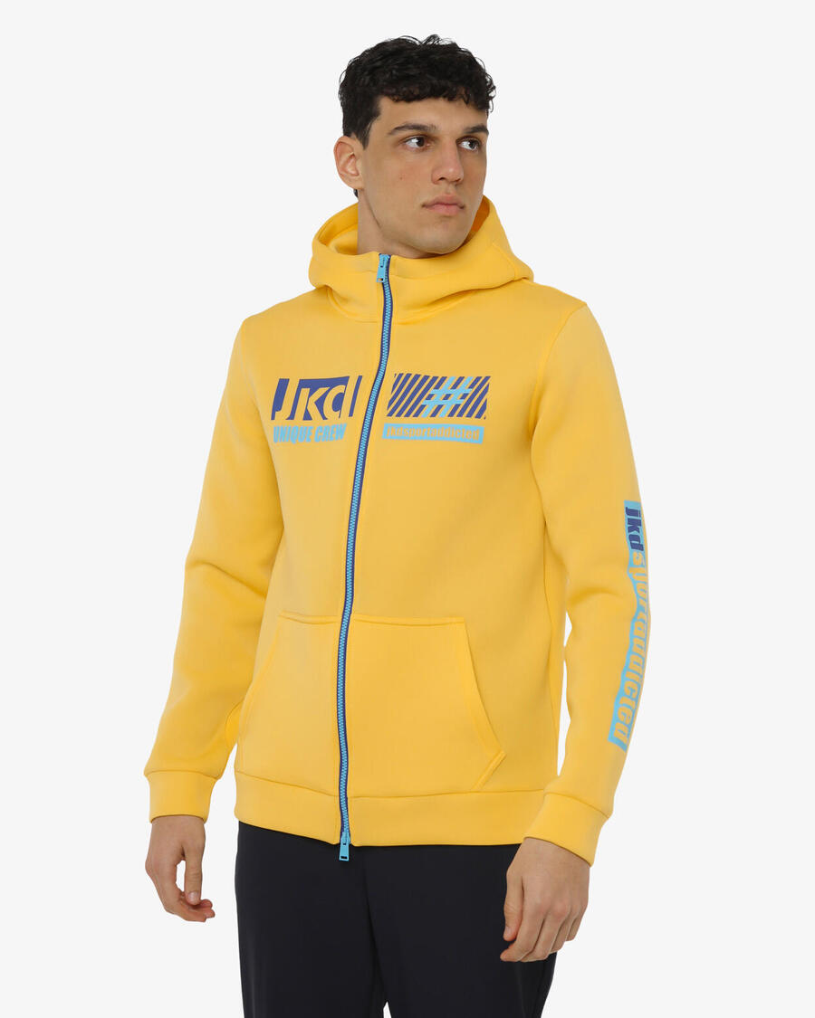 JAKED Мужская синтетическая толстовка цвета шафрана для фитнеса
JAKED Мужская синтетическая толстовка цвета шафрана для фитнеса