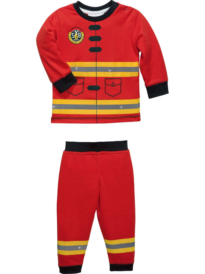 Erwin Müller Детская пижама из трикотажа интерлок красного цвета
Erwin Müller Детская пижама из трикотажа интерлок красного цвета