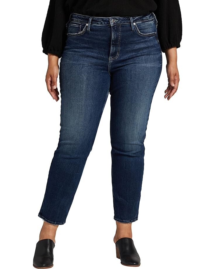 Джинсы Silver Jeans Co. Plus Size Infinite Fit High-Rise Straight Leg Jeans W88410INF339, цвет Medium Indigo Wash
Джинсы Silver Jeans Co. Plus Size Infinite Fit High-Rise Straight Leg Jeans W88410INF339, цвет Medium Indigo Wash