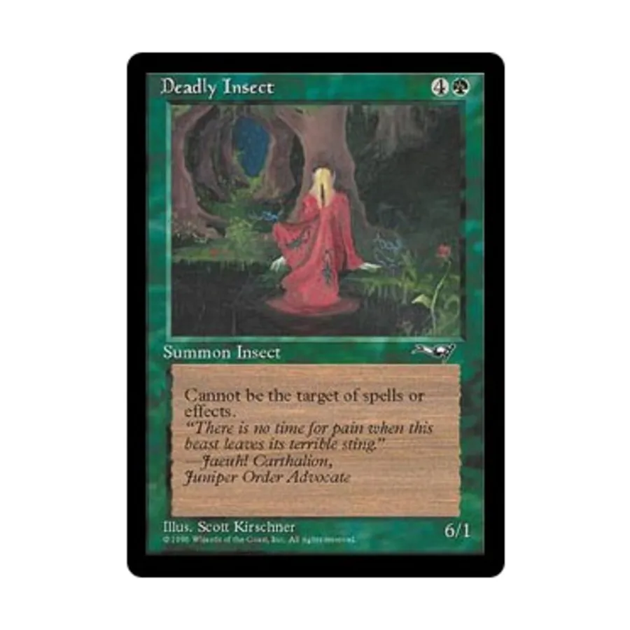 CCG Смертельное насекомое - Вер. 1 (У3), MTG - Alliances
CCG Смертельное насекомое - Вер. 1 (У3), MTG - Alliances