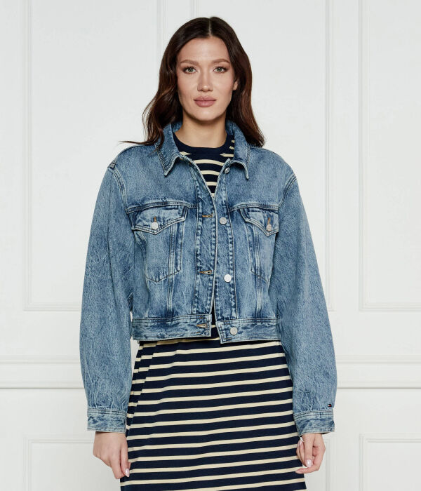 Джинсовая куртка Cropped fit Tommy Hilfiger, синий
Джинсовая куртка Cropped fit Tommy Hilfiger, синий