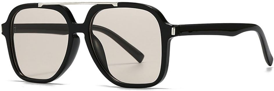 Модные солнцезащитные очки большого размера с квадратной оправой и двойной перемычкой для женщин, защита от УФ-излучения UV400, ретро-стиль, заклепки, для мужчин, темно-зеленые солнцезащитные очки SKFGNX, Black Champagne
Модные солнцезащитные очки большого размера с квадратной оправой и двойной перемычкой для женщин, защита от УФ-излучения UV400, ретро-стиль, заклепки, для мужчин, темно-зеленые солнцезащитные очки SKFGNX, Black Champagne