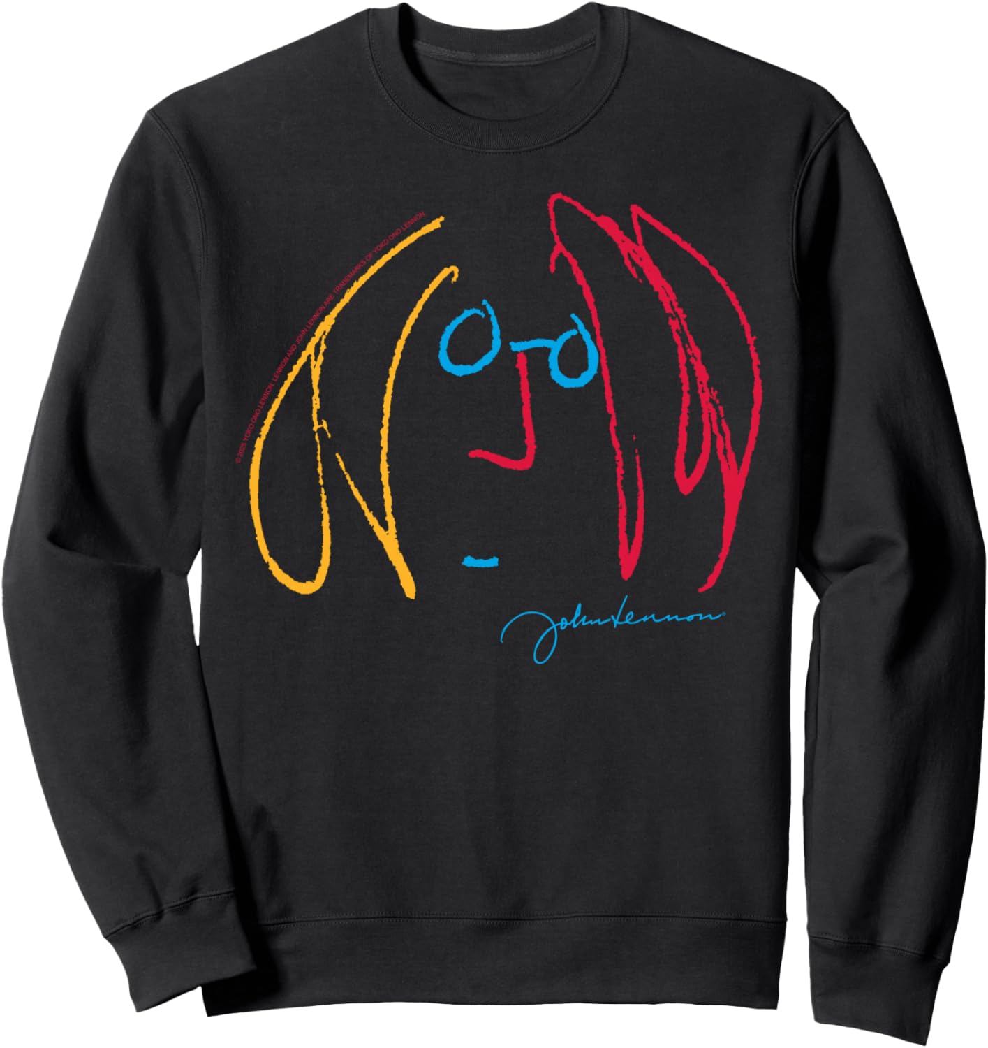 Толстовка с красочным линейным рисунком Джона Леннона John Lennon, черный
Толстовка с красочным линейным рисунком Джона Леннона John Lennon, черный