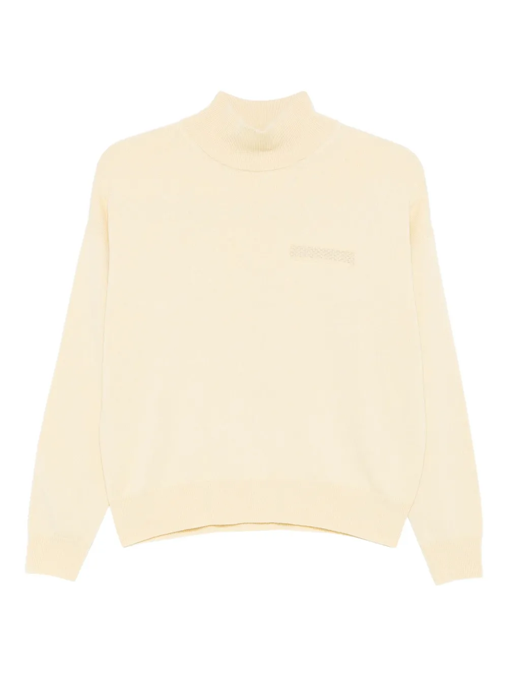 Топ с вышивкой и высоким воротом Peserico, нейтральный
Топ с вышивкой и высоким воротом Peserico, нейтральный