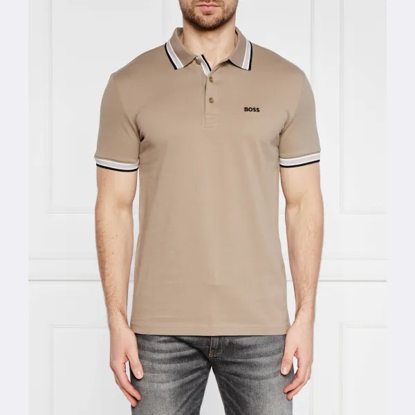 Рубашка-Поло классического кроя Boss, бежевый
Рубашка-Поло классического кроя Boss, бежевый