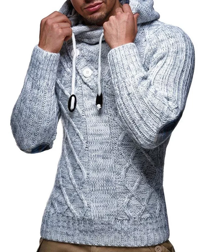 Мужской вязаный пуловер | Удлиненный худи приталенного кроя | Базовый зимний худи-свитер для мужчин Leif Nelson, серый
Мужской вязаный пуловер | Удлиненный худи приталенного кроя | Базовый зимний худи-свитер для мужчин Leif Nelson, серый