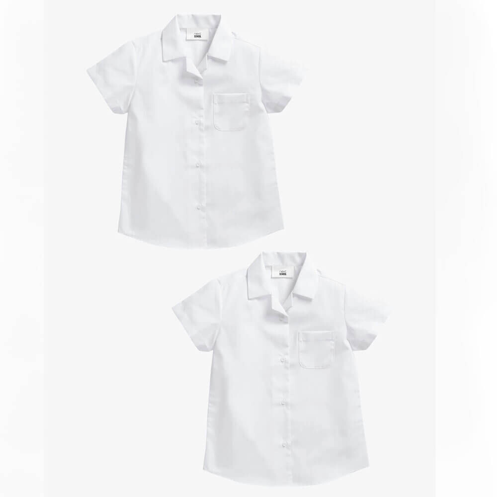 Комплект рубашек для девочки Next, 2 штуки, белый
Комплект рубашек для девочки Next, 2 штуки, белый