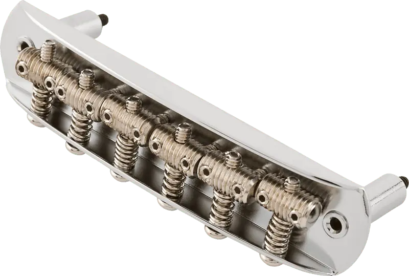 Fender 005-4460-000 American Vintage Jaguar/Jazzmaster Bridge Assembly 2010-х, никель 
Fender 005-4460-000 American Vintage Jaguar/Jazzmaster Bridge Assembly 2010-х, никель