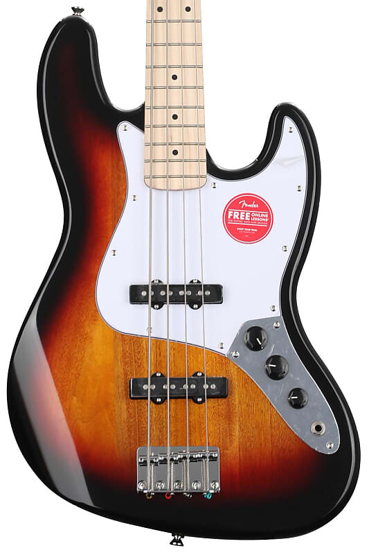 Squier Affinity Series Jazz Bass - 3-цветные солнечные лучи с кленовой накладкой 0378602500
Squier Affinity Series Jazz Bass - 3-цветные солнечные лучи с кленовой накладкой 0378602500