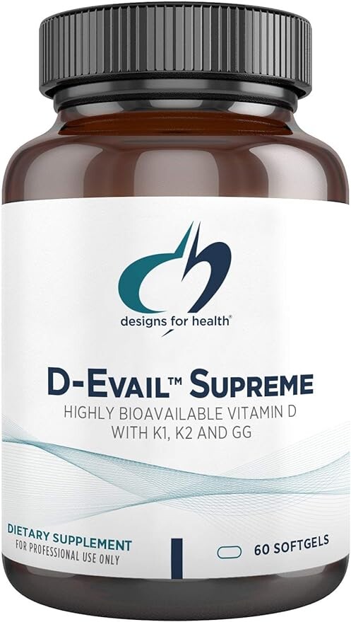 Designs for Health D-Evail Supreme — 5000 МЕ, 60 мягких таблеток 
Designs for Health D-Evail Supreme — 5000 МЕ, 60 мягких таблеток
