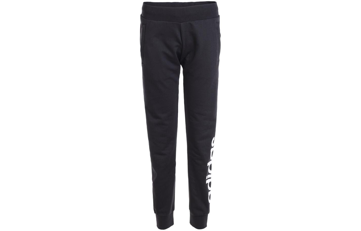Трикотажные спортивные штаны женские черные Adidas 
Трикотажные спортивные штаны женские черные Adidas
