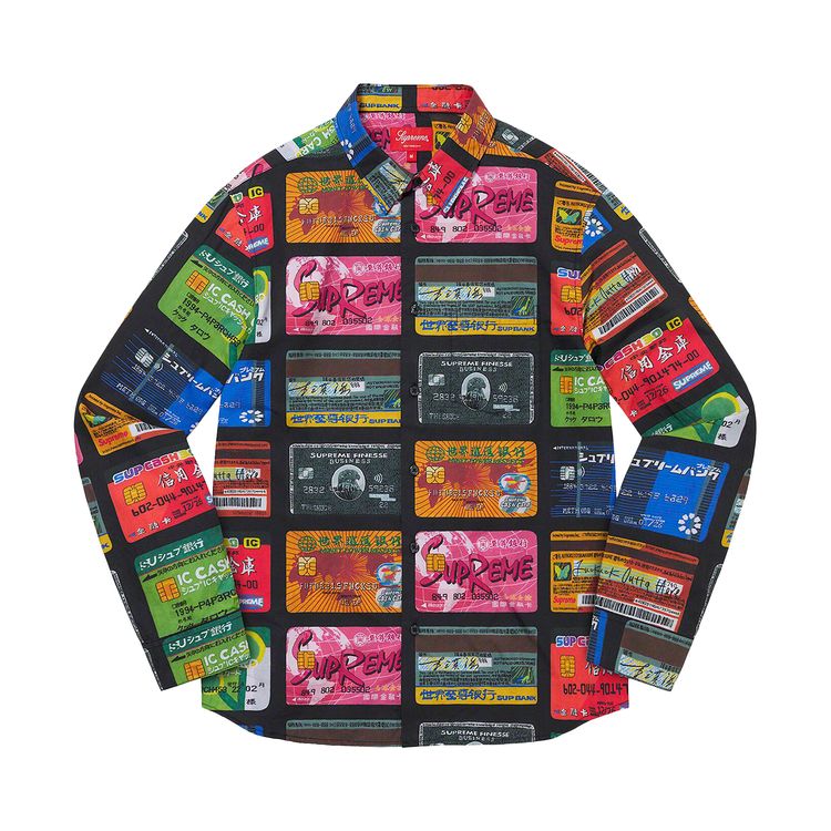 Рубашка Supreme Credit Cards Shirt Multicolor, разноцветный
Рубашка Supreme Credit Cards Shirt Multicolor, разноцветный