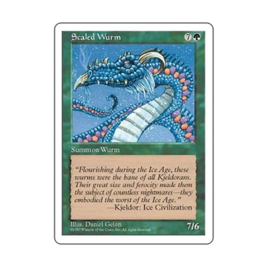 CCG Чешуйчатый червь (клавиша C), MTG - 5th Edition
CCG Чешуйчатый червь (клавиша C), MTG - 5th Edition