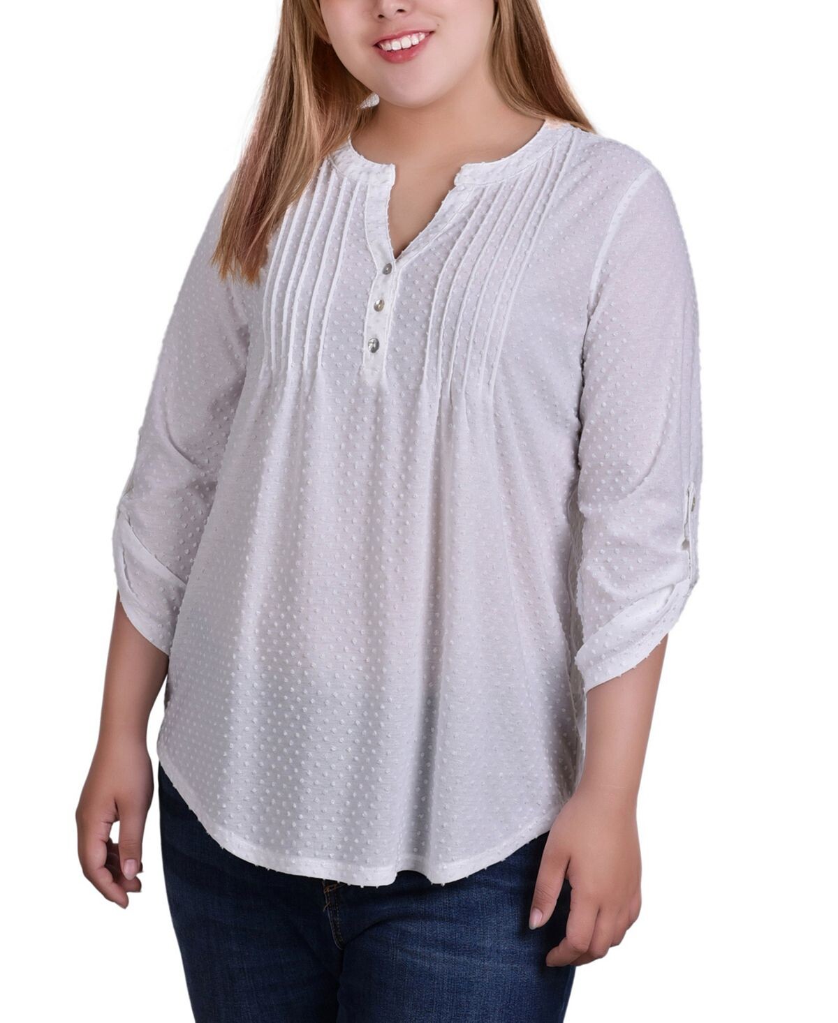 Плюс размер блуза с рукавом 3/4 и y-образным вырезом NY Collection, мульти
Плюс размер блуза с рукавом 3/4 и y-образным вырезом NY Collection, мульти