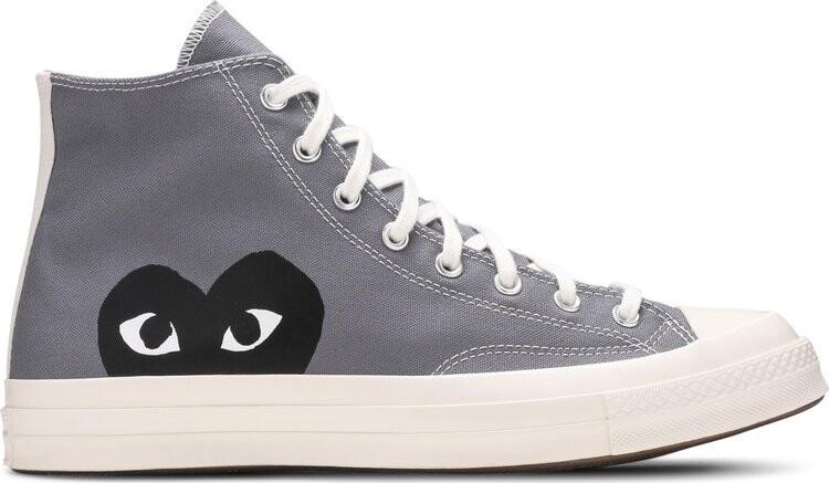 Кроссовки Converse Comme des Garçons PLAY x Chuck 70 High Steel Gray, серый
Кроссовки Converse Comme des Garçons PLAY x Chuck 70 High Steel Gray, серый