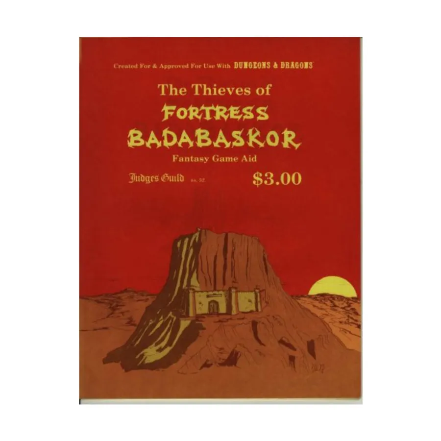 Модуль Thieves of Fortress Badabaskor (1st Printing), Dungeons & Dragons Fantasy Modules (T - V) (Judges Guild)
Модуль Thieves of Fortress Badabaskor (1st Printing), Dungeons & Dragons Fantasy Modules (T - V) (Judges Guild)