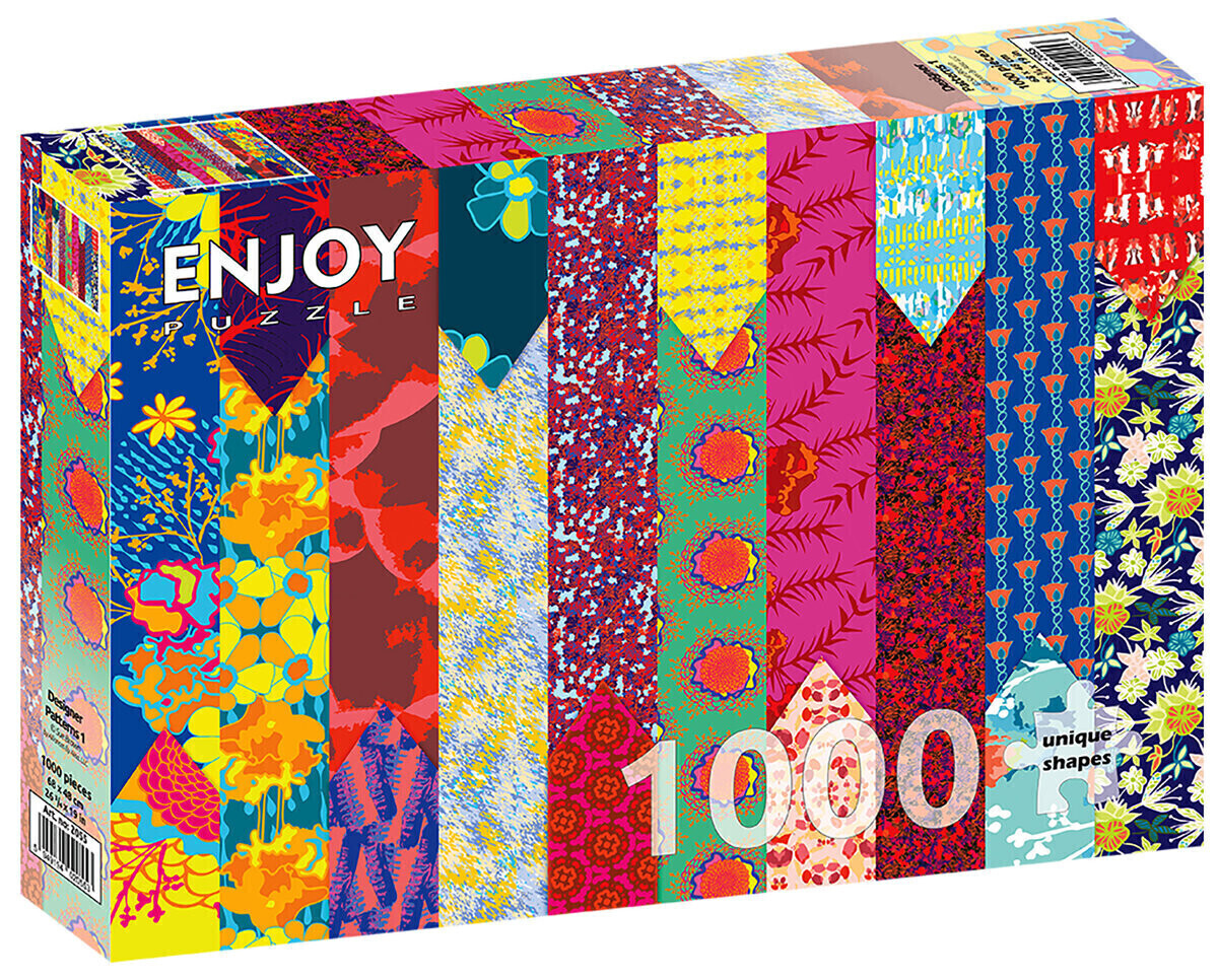 Наслаждайтесь, Пазл - Красочные узоры 1, 1000 шт. Enjoy 
Наслаждайтесь, Пазл - Красочные узоры 1, 1000 шт. Enjoy