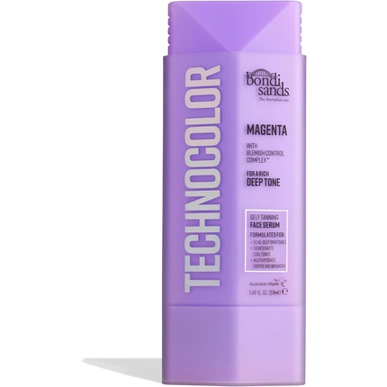 Сыворотка для автозагара Technocolor Magenta, легко наносится, не оставляет разводов, 50 мл - обогащена витамином С и ромашкой Bondi Sands
Сыворотка для автозагара Technocolor Magenta, легко наносится, не оставляет разводов, 50 мл - обогащена витамином С и ромашкой Bondi Sands