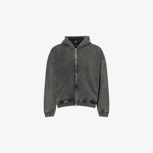 Худи Represent на молнии с логотипом из хлопка свободного кроя, серый
Худи Represent на молнии с логотипом из хлопка свободного кроя, серый