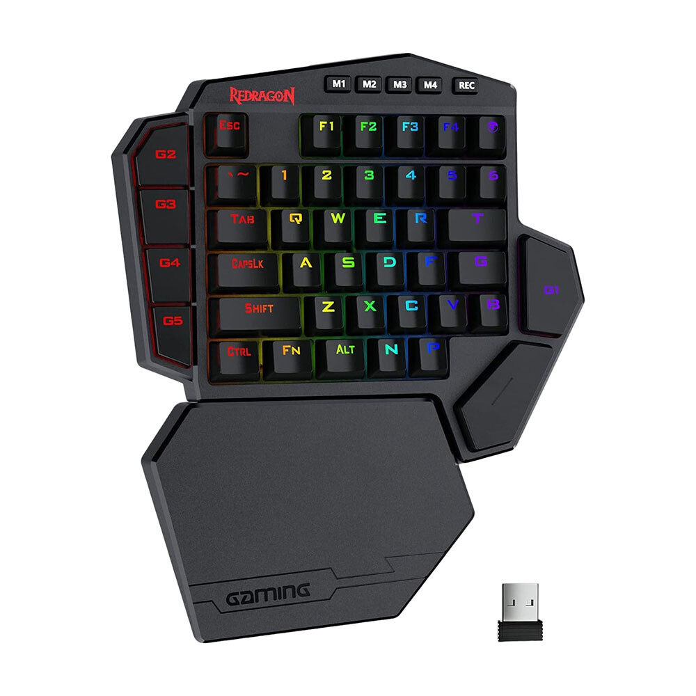 Клавиатура игровая беспроводная Redragon Diti K585 Pro, Brown, черный, английская раскладка
Клавиатура игровая беспроводная Redragon Diti K585 Pro, Brown, черный, английская раскладка