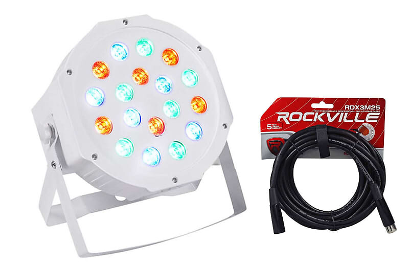Прожектор Rockville RockPAR50 WHT LED RGB
Прожектор Rockville RockPAR50 WHT LED RGB
