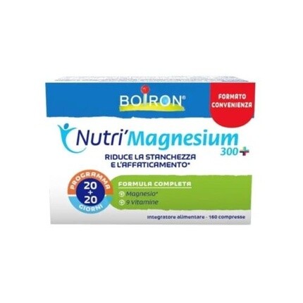 BOIRON Nutri Magnesium 300+ Магниевая добавка 160 таблеток
BOIRON Nutri Magnesium 300+ Магниевая добавка 160 таблеток