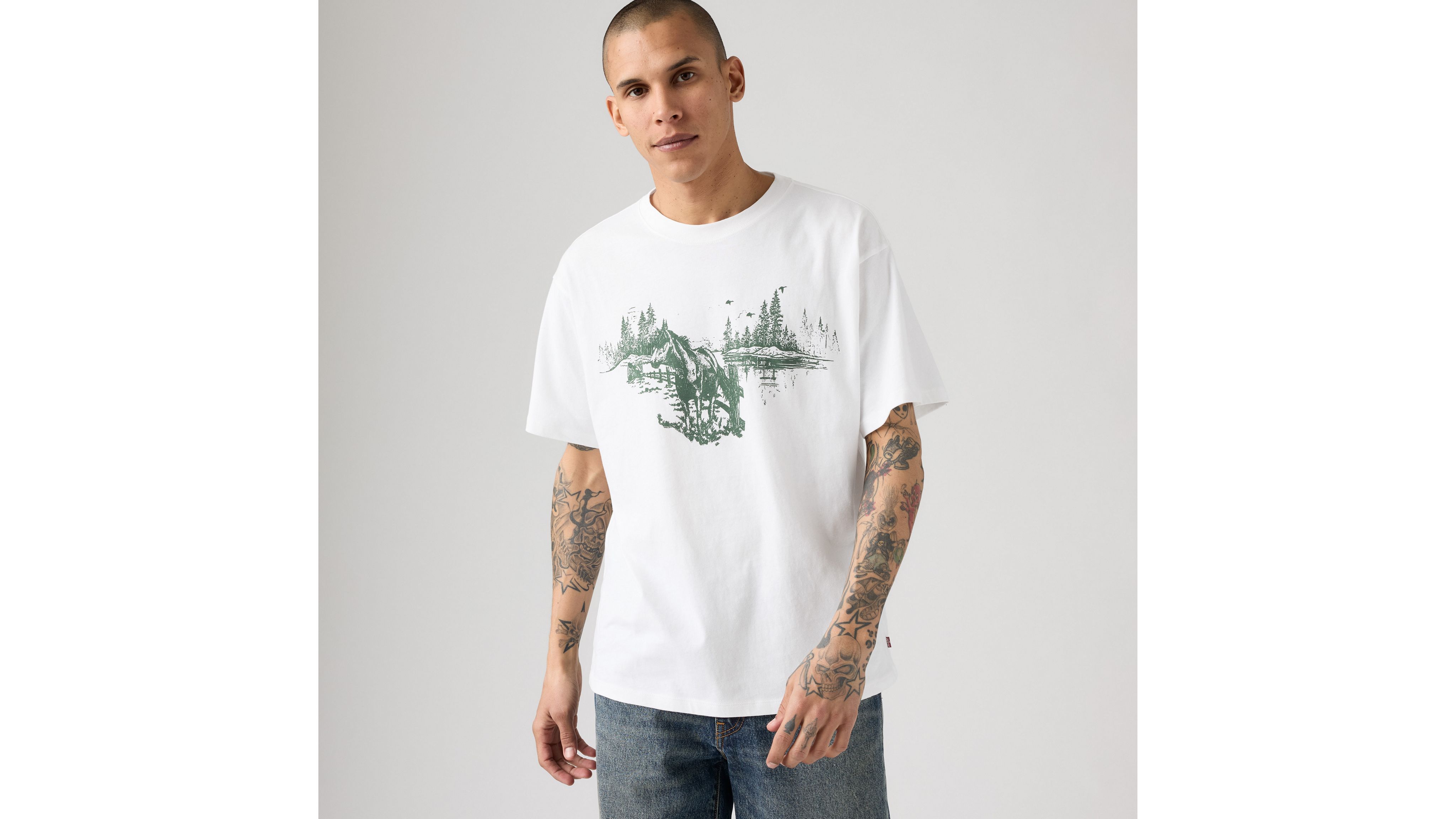 Футболка с принтом Vintage Fit Levi's, Western Colt White Plus - White
Футболка с принтом Vintage Fit Levi's, Western Colt White Plus - White