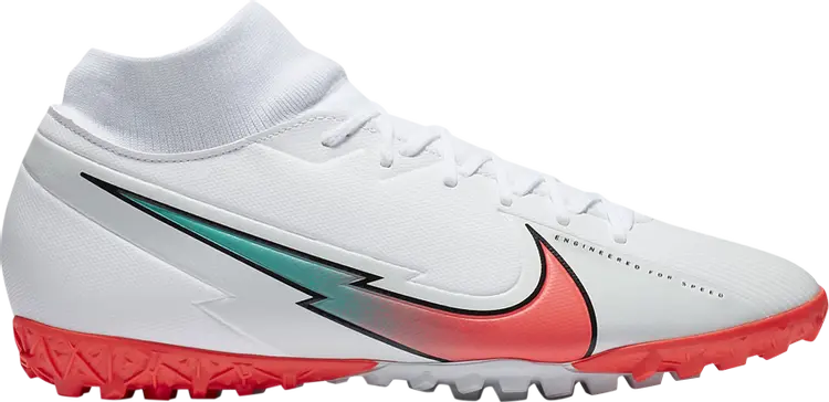 Кроссовки Nike Mercurial Superfly 7 Academy TF 'White Crimson Jade', белый, Белый;серый, Кроссовки Nike Mercurial Superfly 7 Academy TF 'White Crimson Jade', белый
Кроссовки Nike Mercurial Superfly 7 Academy TF 'White Crimson Jade', белый, Белый;серый, Кроссовки Nike Mercurial Superfly 7 Academy TF 'White Crimson Jade', белый