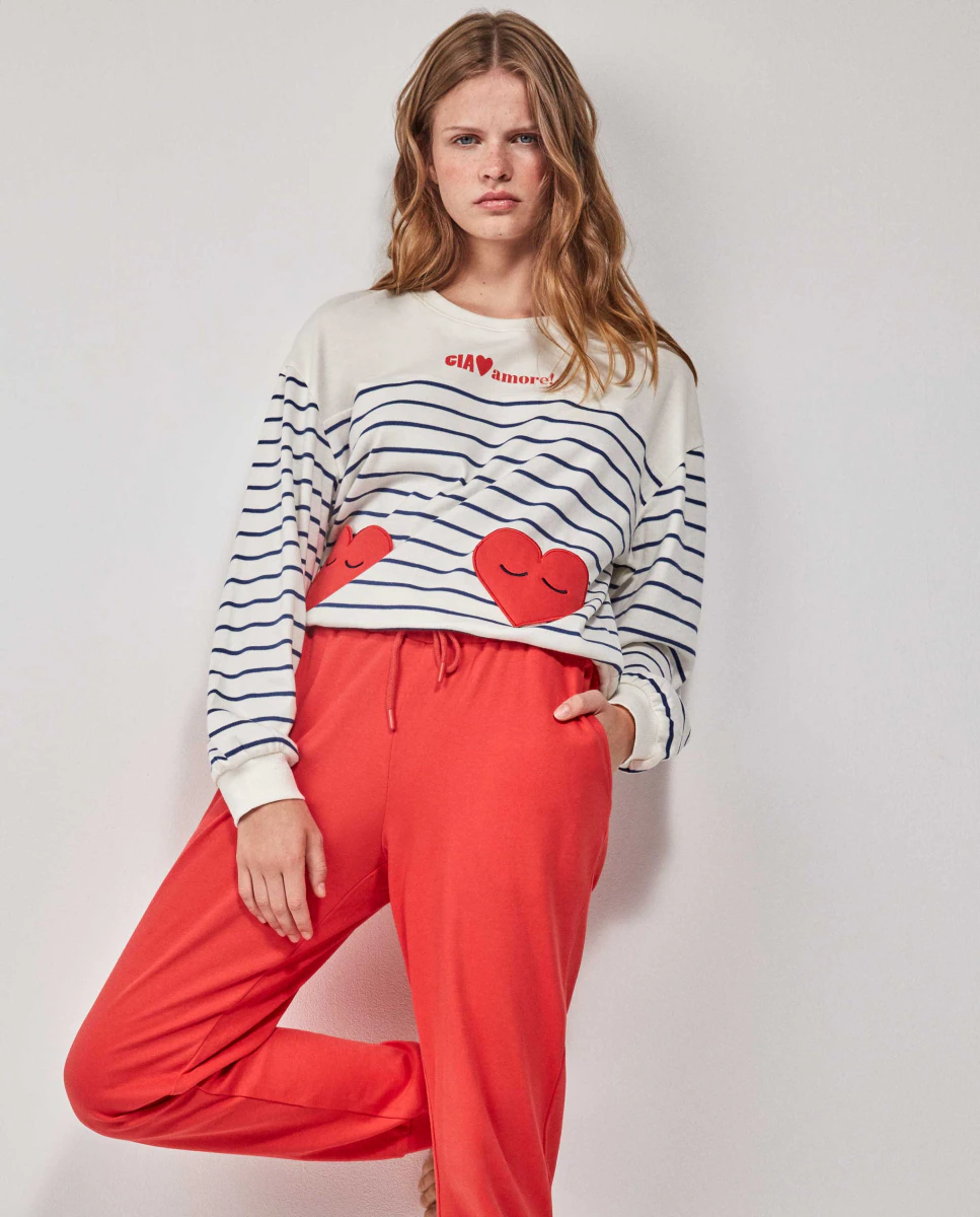 Женская пижама в морскую полоску Gisela, мультиколор
Женская пижама в морскую полоску Gisela, мультиколор