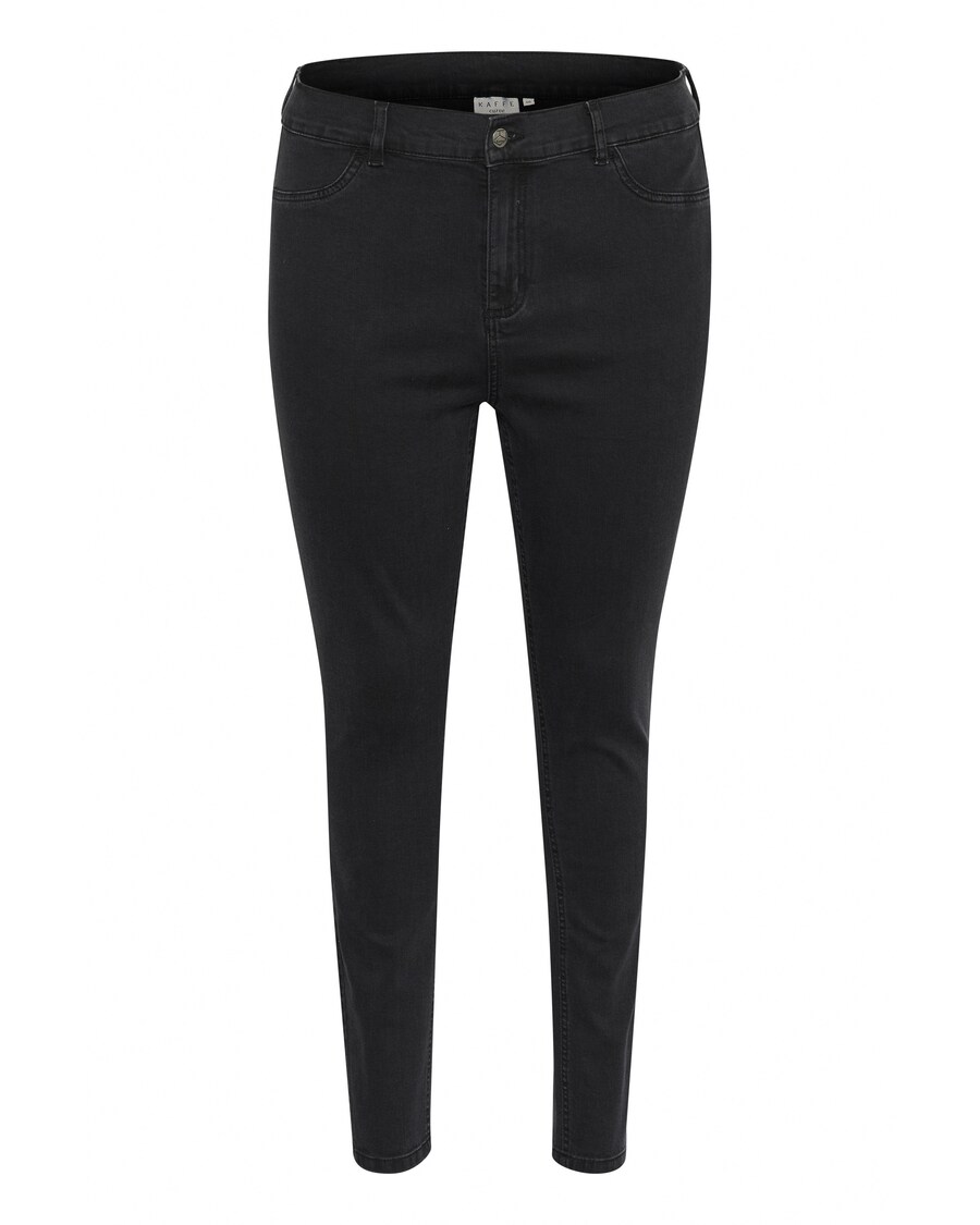 Узкие джинсы KAFFE CURVE Aurina, черный деним 
Узкие джинсы KAFFE CURVE Aurina, черный деним
